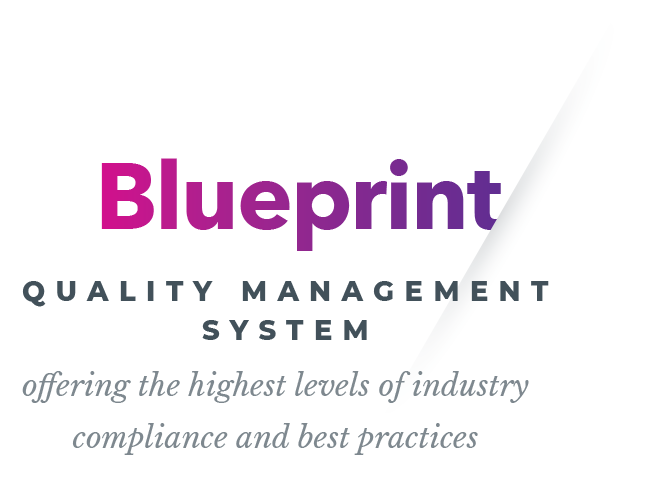 Tagline: Blueprint. Quality management system